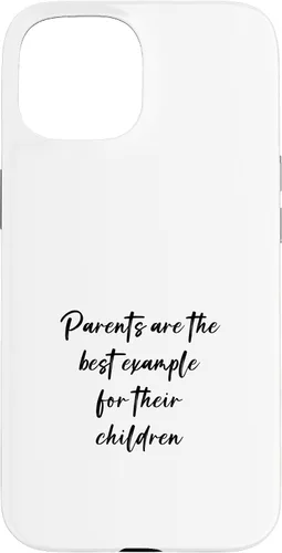 Vista 6 de Parents are the best example for their children Case for iPhone XR