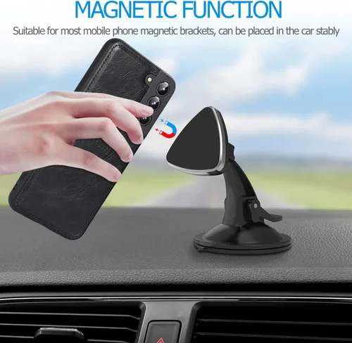 Vista 7 de Asuwish Funda de teléfono para Samsung Galaxy S22 Plus S22+ 5G Wallet Funda desmontable con protector de pantalla de vidrio templado y soporte