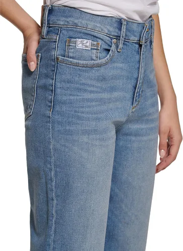 Vista 5 de Karl Lagerfeld Paris Jeans ajustados con logotipo para mujer