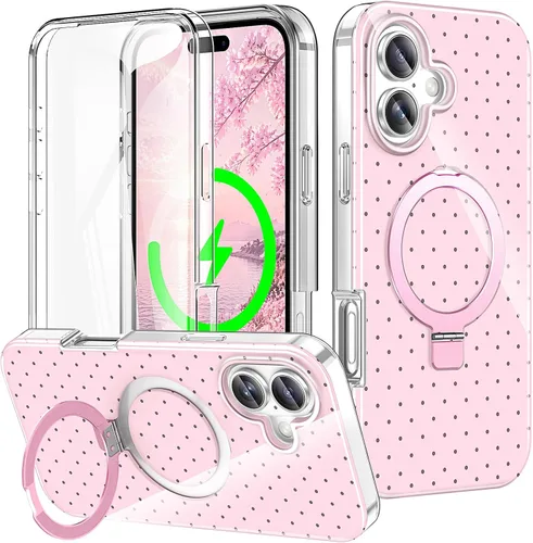 Vista 71 de Funda para iPhone 16 con protector de pantalla-Lotus A25