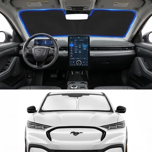 Vista 111 de Parasol para parabrisas para BMW X1 E84 2016-2024 2025, accesorios – Cubierta de parasol para parabrisas de ventana delantera, ajuste personalizado