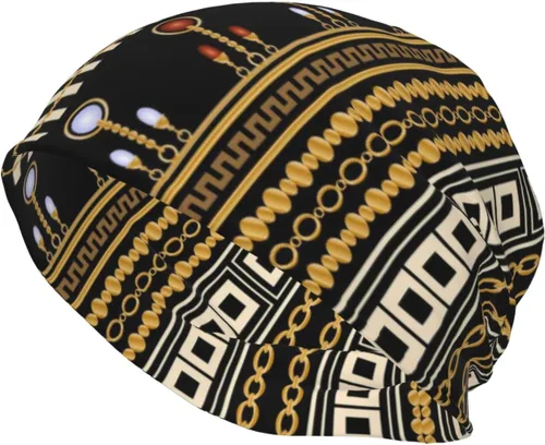 Vista 51 de Gorro africano holgado para adultos, tejido elástico, de calavera, gorro de invierno para exteriores para mujeres y hombres