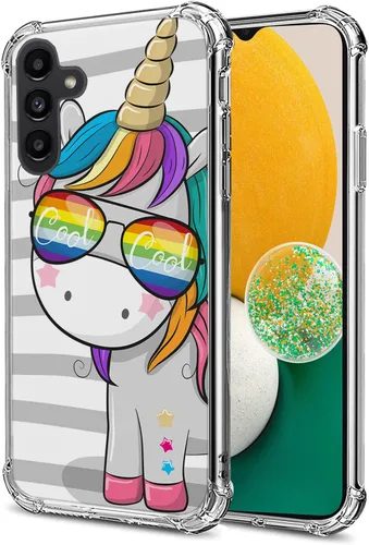 Vista 17 de CasesOnDeck Funda compatible con [Samsung Galaxy A54 5G / A54 5G] Funda de TPU, funda de poliuretano termoplástico flexible delgada y transparente