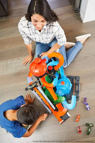 Vista 11 de Hot Wheels City Lavado de Autos y Cocodrilo Gigante