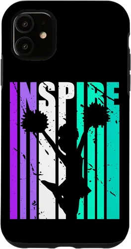 Vista 8 de Funda motivacional para iPhone 11 Pro Max para niñas, color morado
