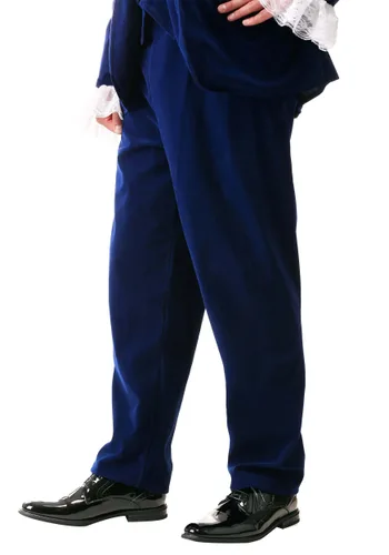Vista 6 de Disfraz Deluxe Azul estilo Swinger de los años 60 para Hombre Multicolor