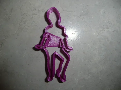 Vista 4 de YNGLLC JAZZ DANCER POSE - Cortador de galletas – morado, tema de baile, fabricado en Estados Unidos, 2 x 4 x 5/8 pulgadas, 1 pieza