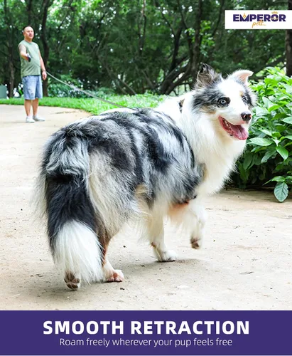 Vista 5 de Accesorio adicional para correa retráctil para perro, correa de mano y muñeca, para mayor comodidad, agarre suelto para tus manos y un mejor