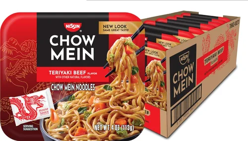 Vista 30 de Nissin Taza de fideos ramen con proteína, sabor a pollo picante con caldo de huesos, 16g de proteína, taza de 2.54 onzas (paquete de 6)
