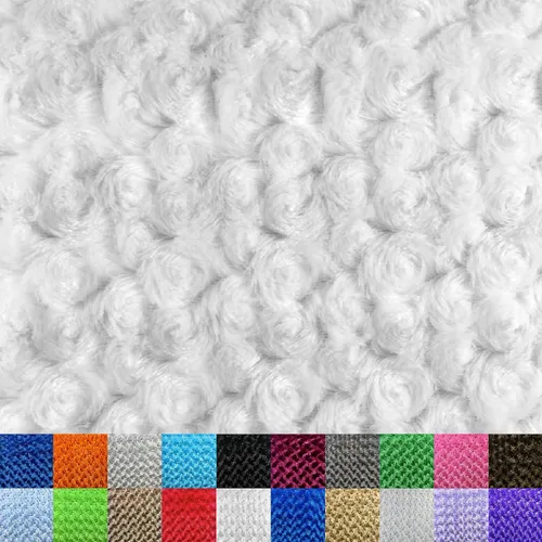Vista 12 de Ice Fabrics The Yard - Tela Minky de Rosebud de The Yard - Tela de visón de almendra extra ancha de 58/60 pulgadas para mantas, ropa, accesorios
