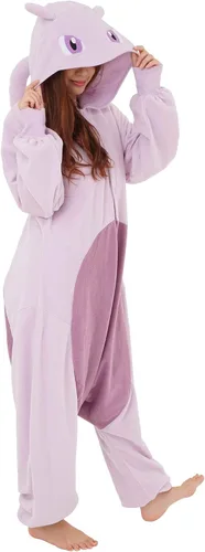 Vista 5 de Mono de Pokemon Kigurumi de Mewtwo