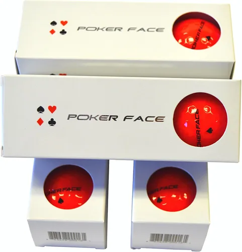 Vista 4 de Poker Face Premium Golf Ball Distancia de color 1dz Extra Distancia Sensación Suave (Combinación de Colores Personalizados)