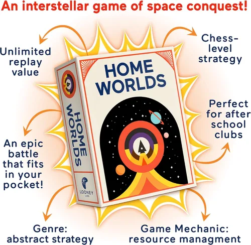 Vista 7 de Looney Labs Homeworlds Pyramid Strategy Game - Deep Space Warfare para dos jugadores