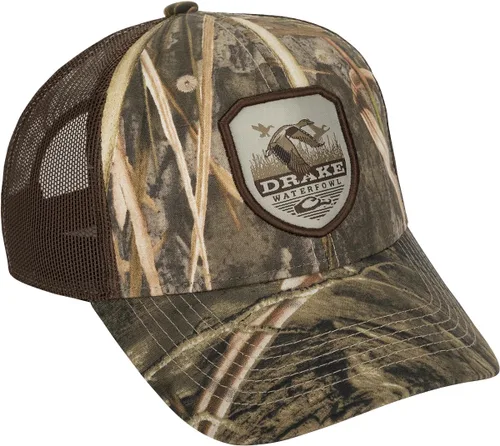 Vista 2 de Drake Waterfowl Gorra trasera de malla con insignia vintage