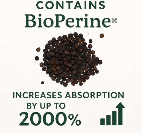 Vista 3 de Me First Living Premium Cúrcuma Curcumina, 0.0035 onzas de 95% curcuminoide con pimienta negra como Bioperina 0.00035 onzas, 19x más potente que