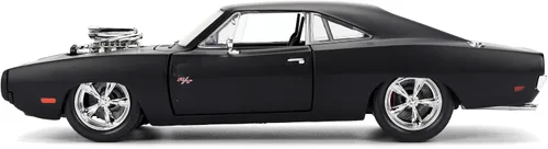 Vista 7 de Jada Fast & Furious 1:24 Dom's 1970 Dodge Charger R/T - Auto fundido a presión, juguetes para niños y adultos