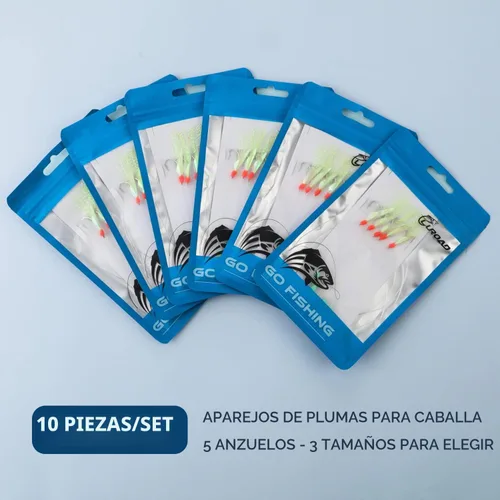 Vista 7 de 10 plataformas de pesca de mar preatadas con cuentas luminosas biónicos para insectos voladores, 10