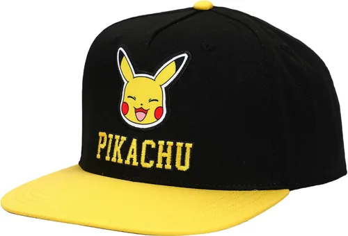 Vista 2 de Bioworld Pokemon Pikachu Youth Gorra Snapback negra, Negro