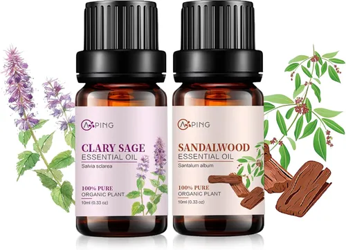 Vista 19 de Aceites esenciales de manzana y cereza, aceites vegetales naturales 100% puros y orgánicos para difusor, aroma, spa, masaje, yoga, perfume, 2 x 0.3