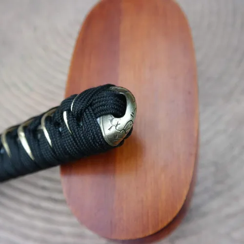 Vista 3 de Mango de Espada Tsuka 10.2in o Especificaciones Especiales Herrajes de Aleación/Cobre/Hierro e Imitación o Samegawa Real