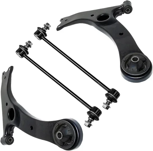 Vista 74 de Detroit Axle - 4 piezas de brazos de control traseros para Ford C-Max, Focus, Mazda 3 5, Volvo C30, C70, S40, V50, 4 brazos de control superiores e