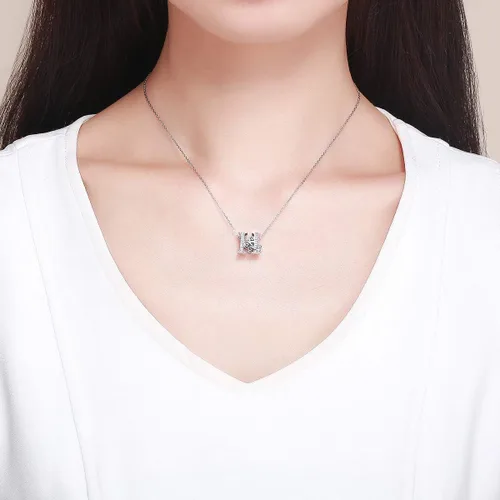 Vista 6 de Plata de ley 925 maciza con piedras cúbicas, opciones de regalo completas AZ alfabeto encantador, letras abalorios para pulseras europeas Pandora