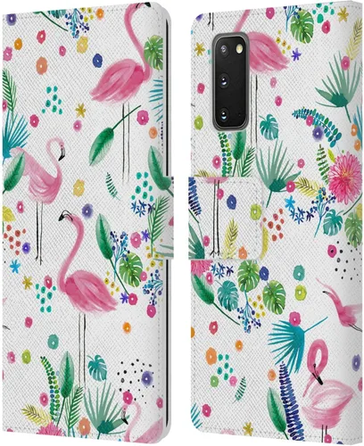 Vista 126 de Head Case Designs Officially Licensed Ninola Brushstrokes Black Summer Patterns Leather Wallet Case Compatible with Samsung Galaxy A07 4G