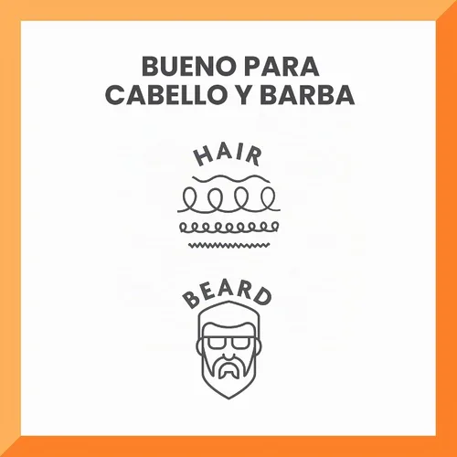Vista 3 de Cantu Aceite para cabello y barba para hombres, 3.4 fl oz