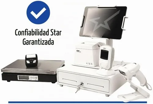Vista 9 de Star Micronics TSP143IIIBi Impresora térmica de recibos Bluetooth para iOS, Android y Windows con cortador automático y fuente de alimentación Gris