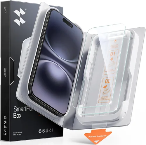 Vista 11 de SMARTDEVIL Paquete de 2 protectores de pantalla de vidrio templado para iPhone Air, protección antirroturas de grado militar, dureza 9H, película