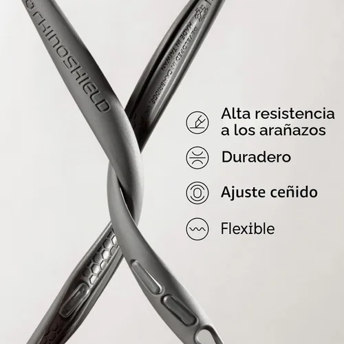 Vista 4 de RhinoShield CrashGuard NX - Funda protectora de diseño delgado absorbente de golpes compatible con iPhone 14 Pro, protección contra caídas de 11