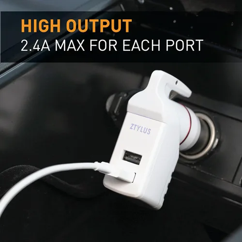 Vista 6 de Ztylus Stinger - Herramienta de escape de emergencia para vehículo de automóvil: Multiherramienta para salvar vidas, perforadora para romper blanco