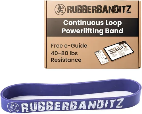 Vista 9 de Rubberbanditz Banda de levantamiento de pesas de bucle continuo de 12 pulgadas, 5-150 libras