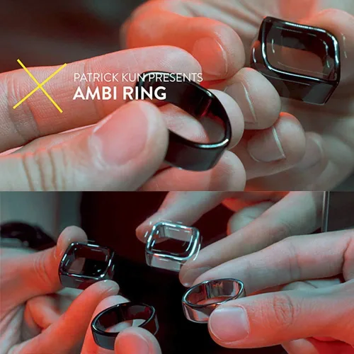 Vista 3 de SUMAG Ambi Anillo Trucos de magia Círculo Cuadrado Mago Mago Accesorios Primer Plano Calle Ilusión Óptica Gimmick Props