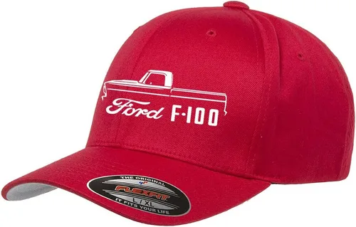 Vista 6 de 1967-1972 Ford F100 F-100 Pickup Truck Diseño Clásico de Contorno Flexfit sombrero Gorra