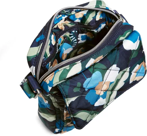 Vista 4 de Bolso cruzado pequeño de sarga de rendimiento para mujer