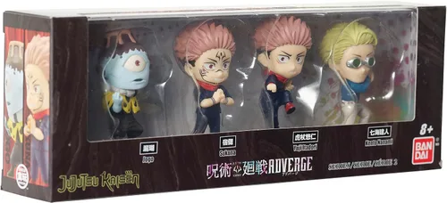 Vista 8 de Bandai Namco - Juego de figuras de Jujutsu Kaisen Adverge Box Set C (Yuji Itadori, Kento Nanami, Ryomen Sukuna, Jogo), Juego de figuras de Bandai