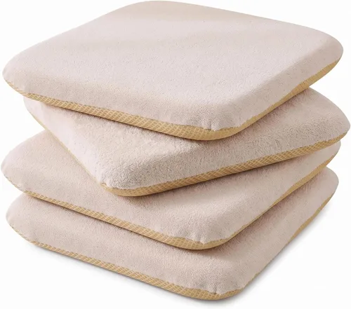 Vista 19 de Cojines cuadrados antideslizantes para silla, almohadillas de espuma Azul