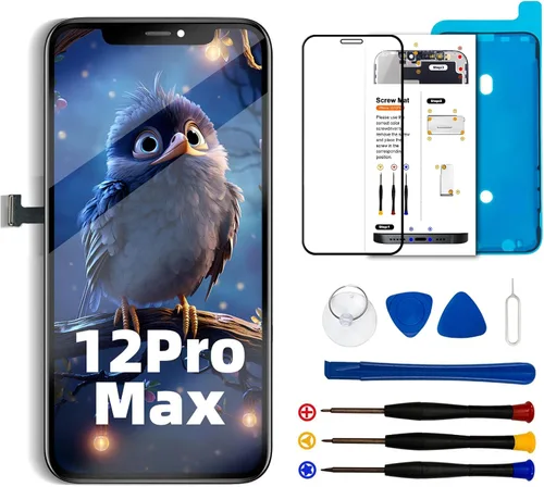 Vista 11 de para iPhone 11 PRO Reemplazo de pantalla OLED de 5.8" (A2160, A2217, A2215), con reparación True Tone, Face ID, Kit de reparación de pantalla 3D