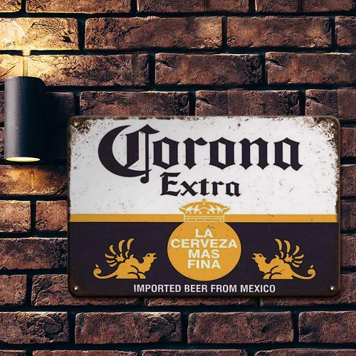 Vista 9 de Letreros de bar, carteles de cerveza para cueva de hombre, letreros de cerveza, decoración de garaje, decoración de bar, 8 x 12 pulgadas, póster