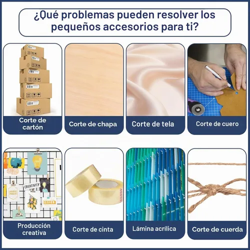 Vista 7 de 2 Piezas Cuchillo para Alfombra de Servicio Pesado Cuchillo de Vinilo para Paneles de Yeso de Techado con Cuchillas Utilitarias Fijas de Repuesto