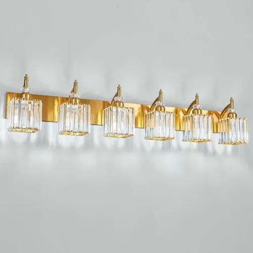 Vista 16 de Juego de dos apliques de pared modernos negros para interiores, lámpara de pared de cristal, lámpara de pared montada en la pared, aplique de pared