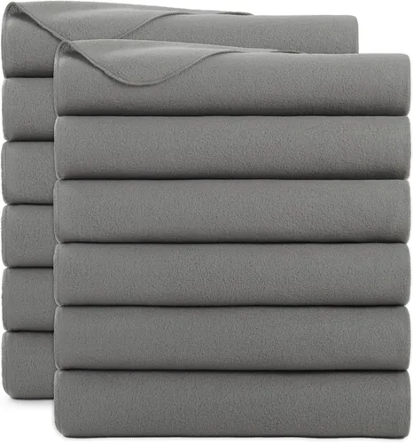 Vista 18 de Arkwright - Mantas de forro polar a granel – Paquete de 6 – Manta ultra suave y acogedora para automóvil, campamento, sofá, oficina, aire libre
