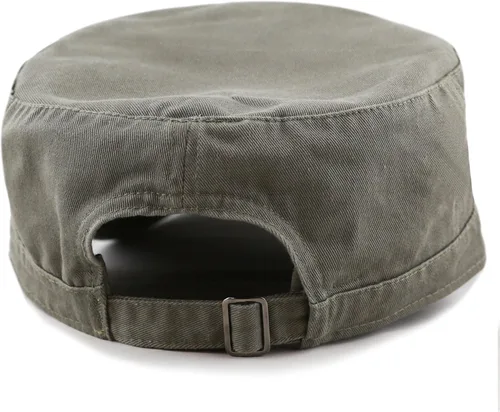 Vista 28 de The Hat Depot Cadet Military Army - Gorra de béisbol de algodón lavado con teñido anudado y algodón lavado básico y desgastado, gorra de algodón