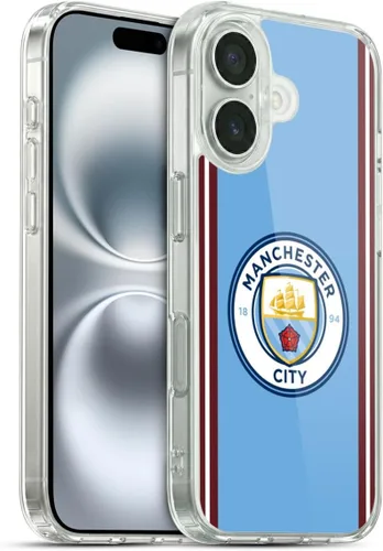 Vista 95 de Head Case Designs Funda de gel con licencia oficial del Manchester City Man City FC Away 2022/23 [protección de grado militar] compatible con Apple