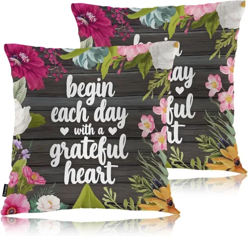 Vista 28 de Swono Juego de 2 fundas de almohada decorativas para el hogar de 18 x 18 pulgadas, diseño abstracto de color negro y amarillo, para sala de estar