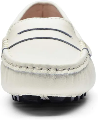 Vista 3 de BEAUSEEN Mocasines para mujer, mocasines de diseñador para mujer, zapatos de cuero para conducir