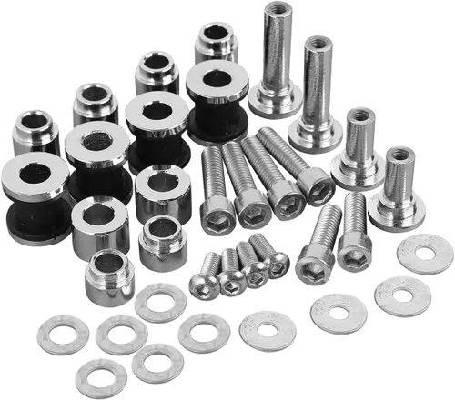 Vista 5 de XMT-MOTO Kit de hardware de acoplamiento cromado de 4 puntos para Harley Davidson FLHR FLHRC FLHX 2009 2010 2011 2012 2013