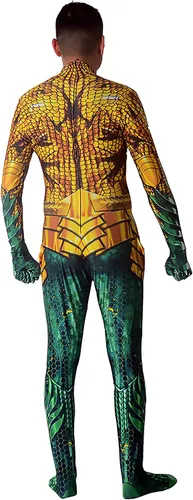 Vista 6 de Halloween Superhero Costume Cosplay Suit Zentai Jumpsuit 3D Spandex