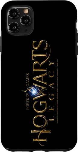 Vista 11 de Funda para iPhone 15 Hogwarts Legacy White Flame Gold Logo V2